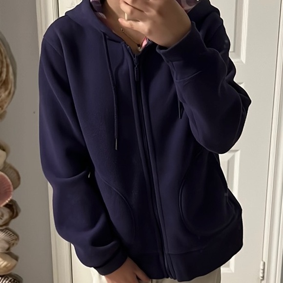 cozy purple fleece zip up !! - Picture 4 of 6
